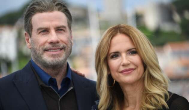 John Travolta y Kelly Preston