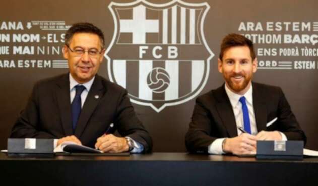 Bartomeu y Messi