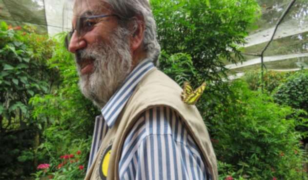 Alberto Gómez tiene un jardín botánico en su casa