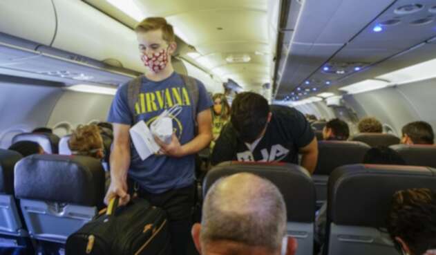 Avión de American Airlines / vuelos en coronavirus