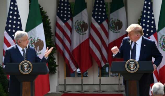 AMLO y Donald Trump AMLO y Donald Trump