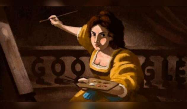 Doogle de Artemisia Gentileschi