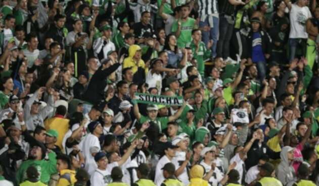 Hinchas de Atlético Nacional