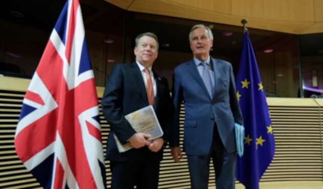 David Frost y Michel Bernier, negociadores de acuerdo posbrexit
