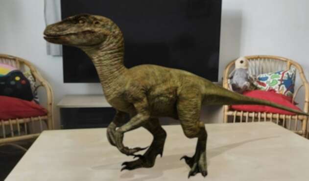Dinosaurio en realidad aumentada de Google