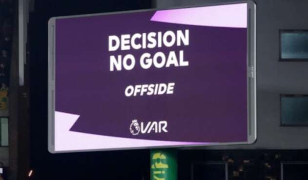 VAR en la Premier League