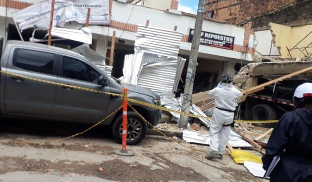 Explosión en obra de Bogotá en medio de pandemia