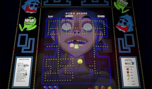 Gorillaz homenaje a PAC MAN