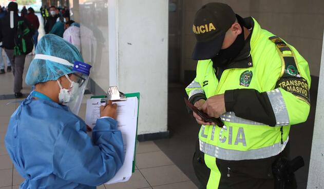 Coronavirus en Colombia – Toma de pruebas en Transmilenio