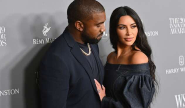 Kanye West y Kim Kardashian