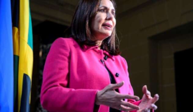 Karen Longaric, canciller de Bolivia