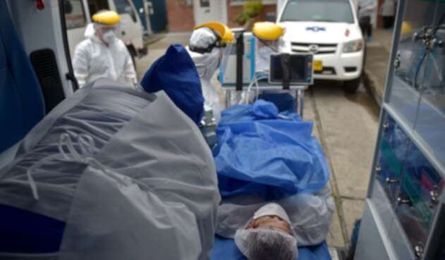 Pacientes contagiados de coronavirus en Bogotá