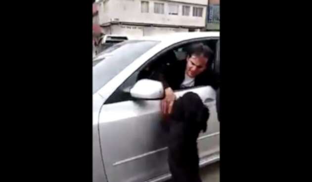 Perro abandonado en Soacha