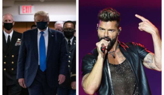 Donald Trump y Ricky Martin