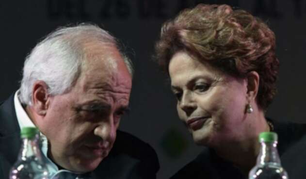 Ernesto Samper y Dilma Rousseff