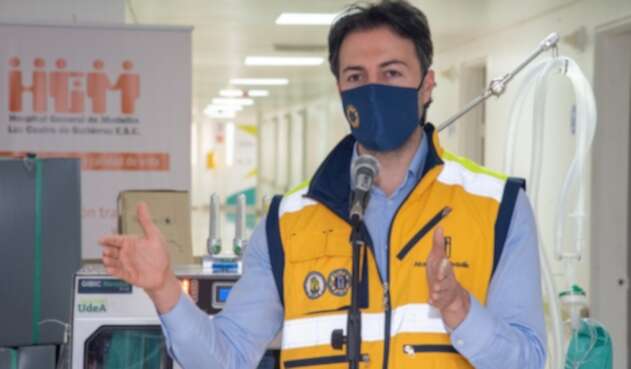 El alcalde de Medellín, Daniel Quintero