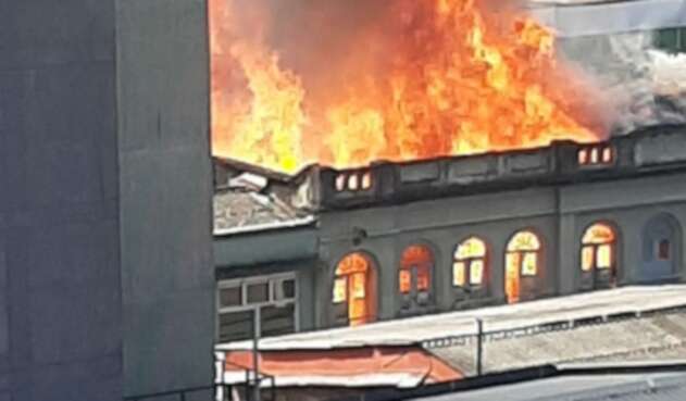 Incendio en centro de Pereira