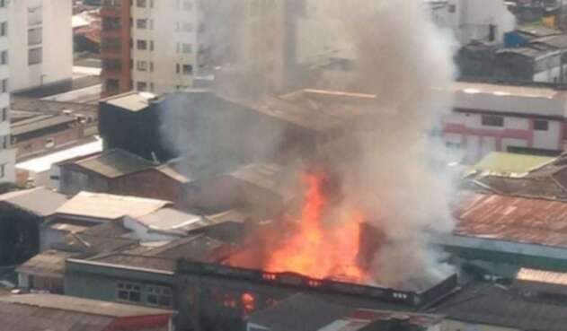 Incendio en el centro de Pereira