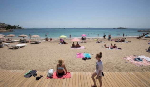 Playa en España, covid-19 Playa en España, covid-19