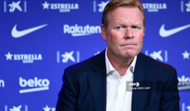 Ronald Koeman, técnico del Barcelona