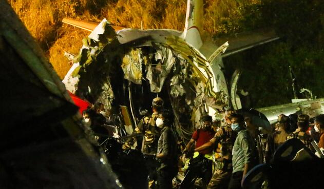 Accidente de avión en India