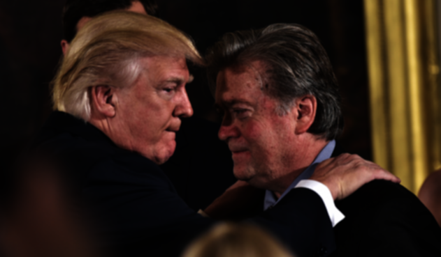 Steve Bannon y Donald Trump