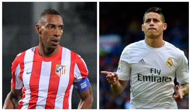 Amaranto Perea y James Rodríguez