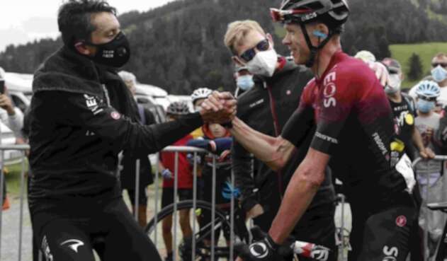 Egan Bernal y Chris Froome