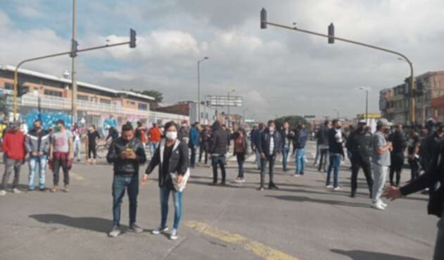 Bloqueos en Bogotá