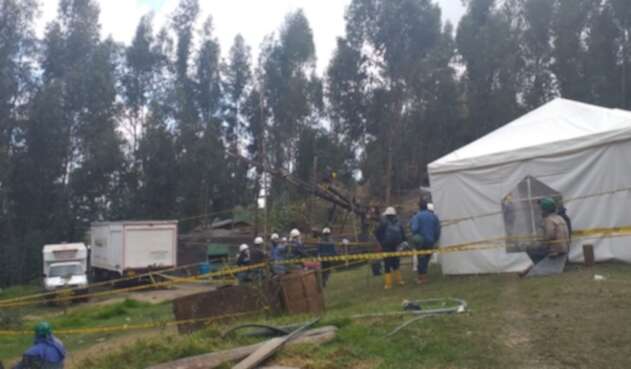 Mina Río Chiquito, vereda Morcá.