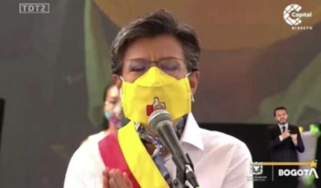 Claudia López, alcaldesa de Bogotá