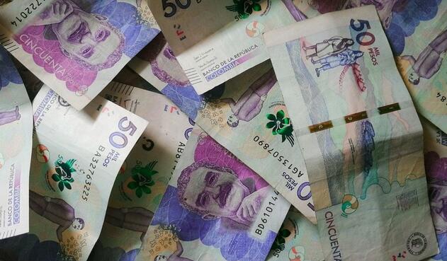 Billetes colombianos - dinero