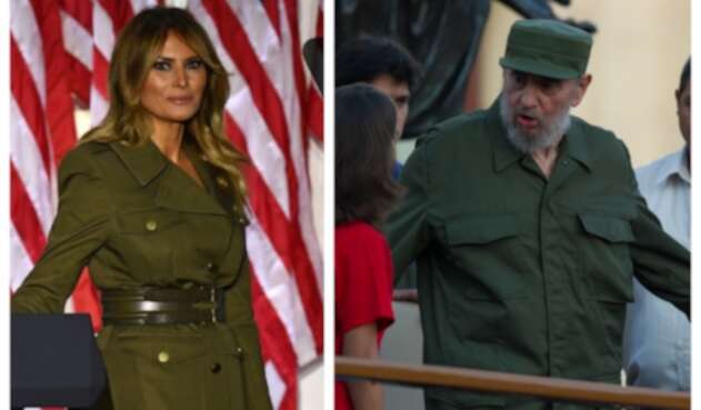 Melania Trump y Fidel Castro
