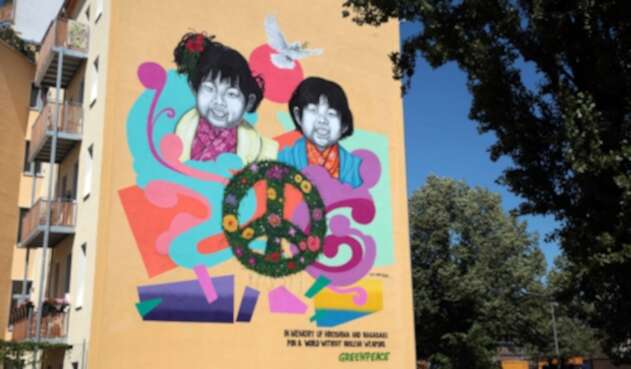 Freethinker desvela mural en Berlín en el aniversario de Hiroshima y Nagasaki