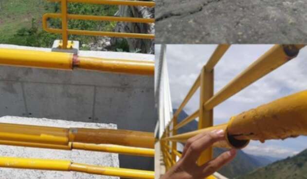 Puente afectado, constructora responde