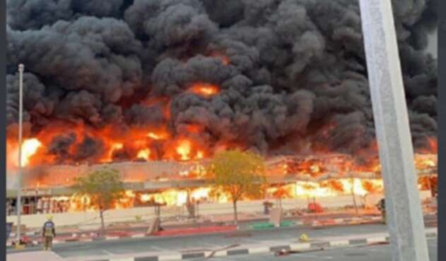Incendio en Ajmán