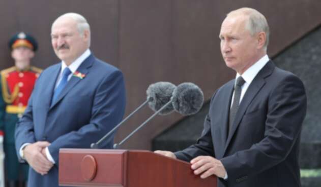 Putin y Lukashenko
