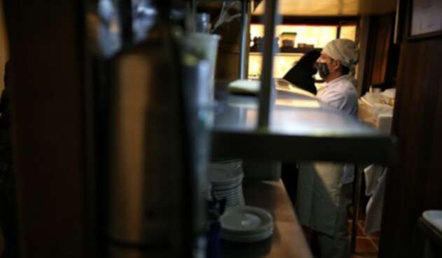 Reapertura de restaurantes en Bogotá en plena pandemia