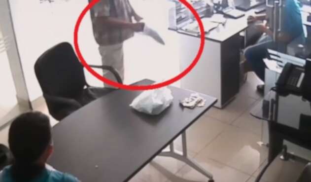 Intento de robo con banano en Caldas