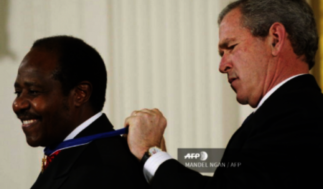 Paul Rusesabagina, exgerente del Hotel Des Milles Collines, en Ruanda