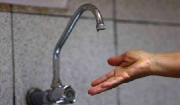 Cortes de agua en 113 barrios de Bogotá