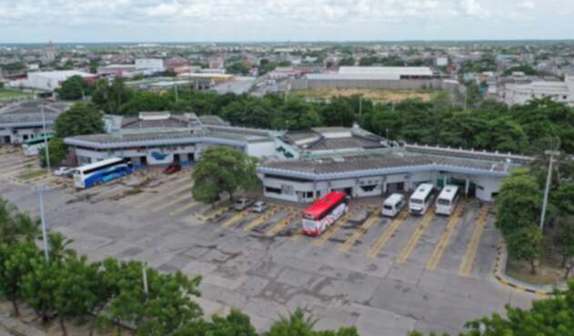 Panorámica Central de transporte terrestre del Atlántico