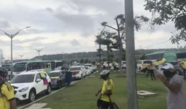 Caravana en Barranquilla.