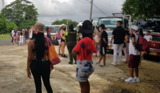 Sorprenden a personas de paseo en Cartagena