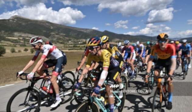 Primoz Roglic en el Tour de Francia 2020