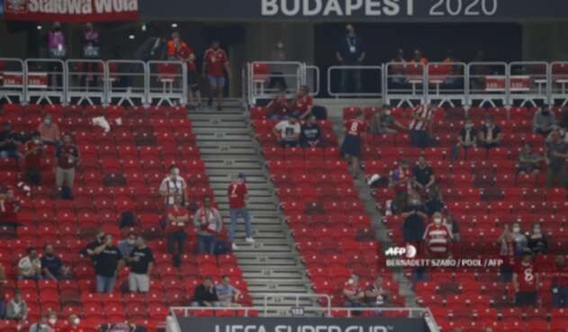 Hinchas en Bayern vs Sevilla