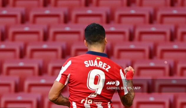 Luis Suárez, delantero del Atlético de Madrid