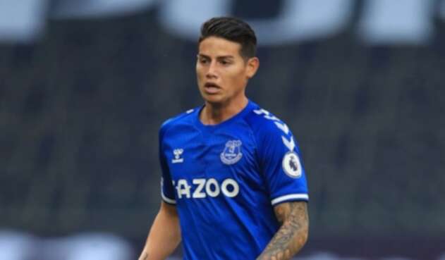 James Rodríguez, Tottenham vs Everton James Rodríguez, Tottenham vs Everton