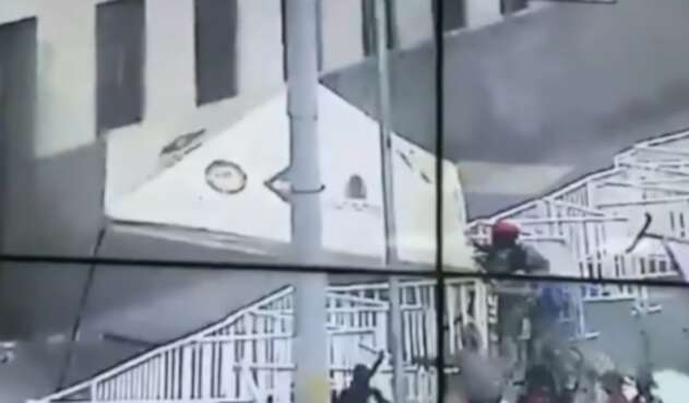 Registran actos vandálicos en Medellín