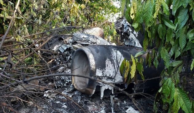 Accidente de avión con droga en Guatemala
